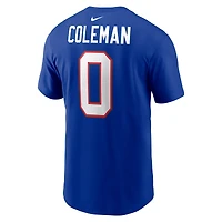 Men's Nike Keon Coleman Royal Buffalo Bills  Name & Number T-Shirt