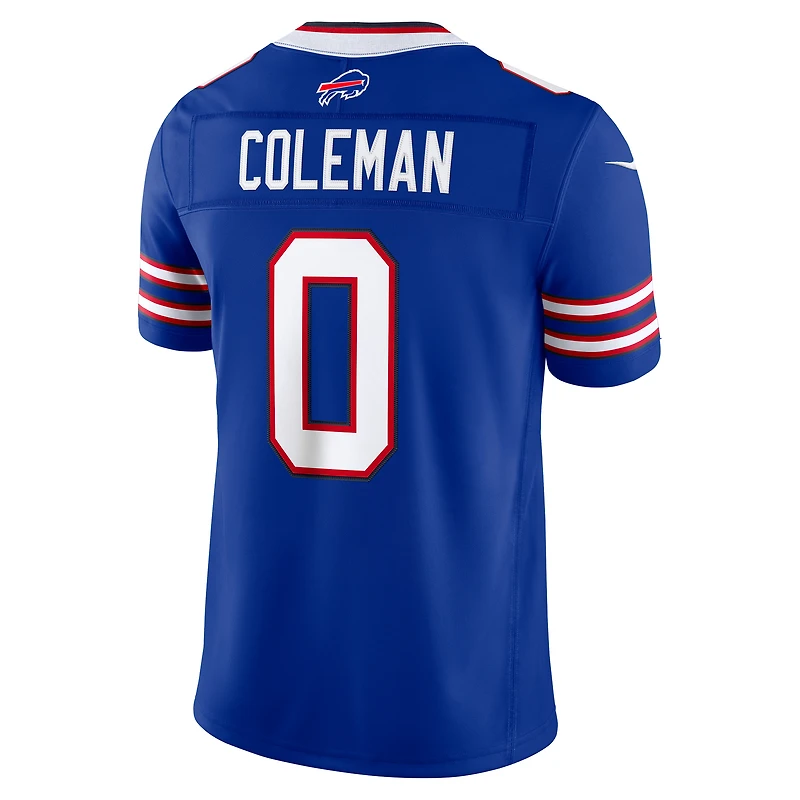 Men's Nike Keon Coleman Royal Buffalo Bills Vapor F.U.S.E. Stitched Limited Jersey
