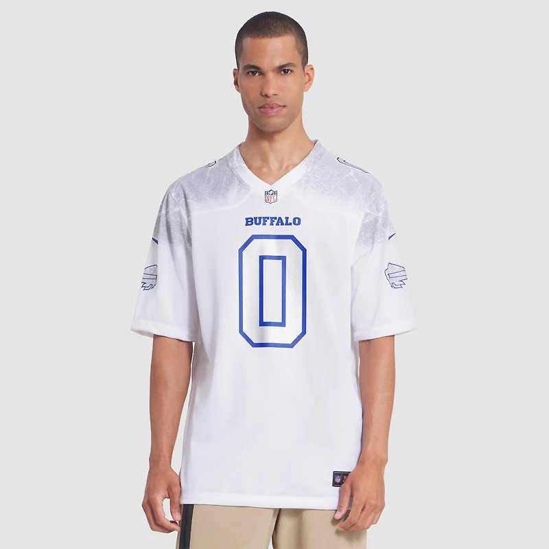 Men's Nike Keon Coleman White Buffalo Bills 2025 Rivalries Collection Game Jersey