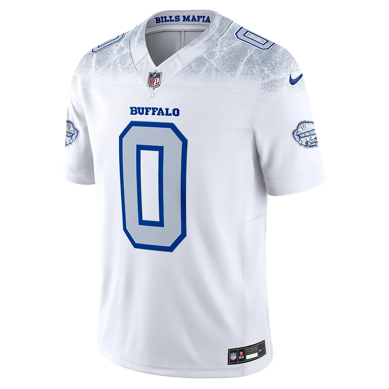 Men's Nike Keon Coleman White Buffalo Bills 2025 Rivalries Collection Stitched Limited Jersey