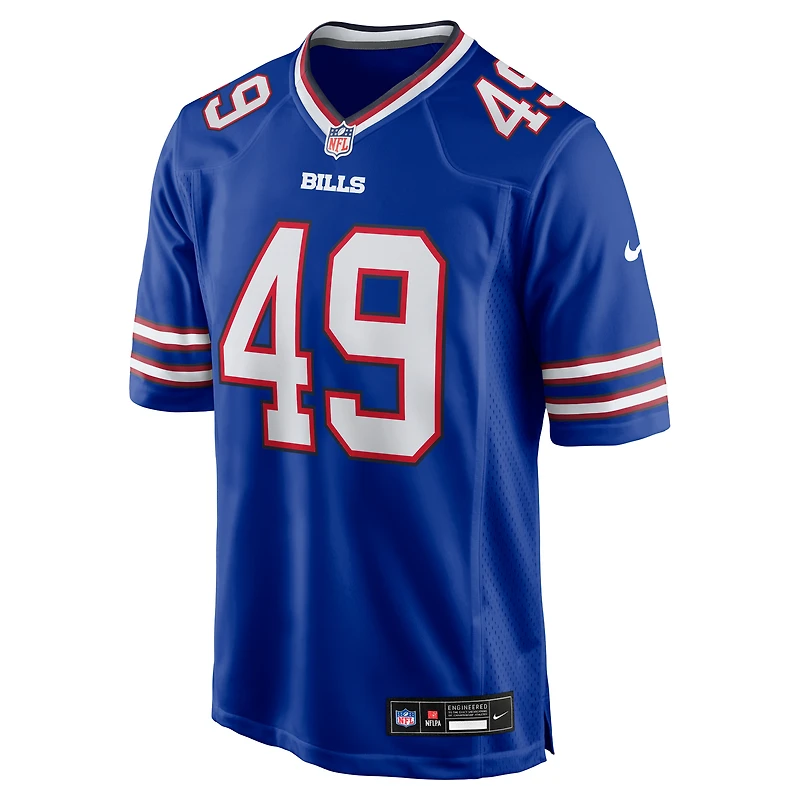 Men's Nike Keonta Jenkins  Royal Buffalo Bills Team Game Jersey