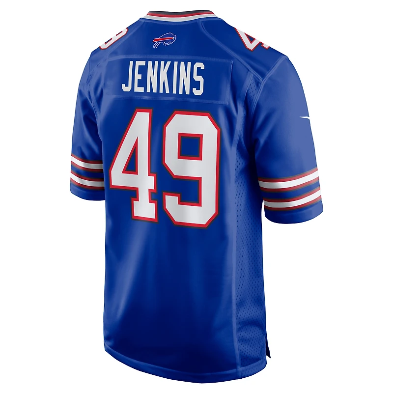 Men's Nike Keonta Jenkins  Royal Buffalo Bills Team Game Jersey