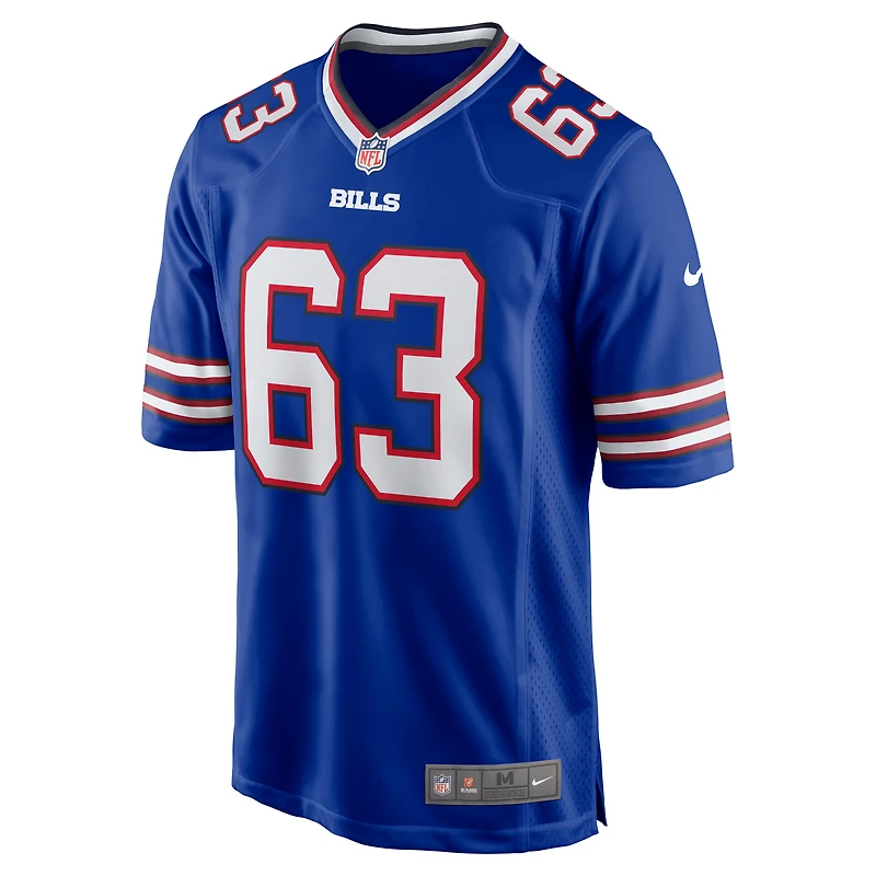 Men's Nike Kevin Jarvis  Royal Buffalo Bills Team Game Jersey