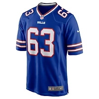 Men's Nike Kevin Jarvis  Royal Buffalo Bills Team Game Jersey