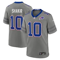Men's Nike Khalil Shakir Gray Buffalo Bills Nickel City Game Jersey