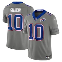 Men's Nike Khalil Shakir Gray Buffalo Bills Nickel City Vapor F.U.S.E. Stitched Limited Jersey