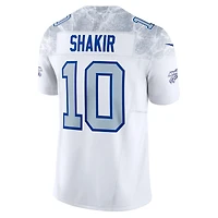 Maillot Nike Khalil Shakir blanc pour homme des Buffalo Bills, collection Rivalries 2025, édition limitée