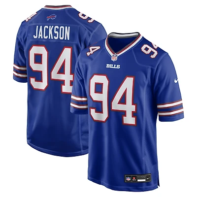 Men's Nike Landon Jackson Royal Buffalo Bills Team Game Jersey