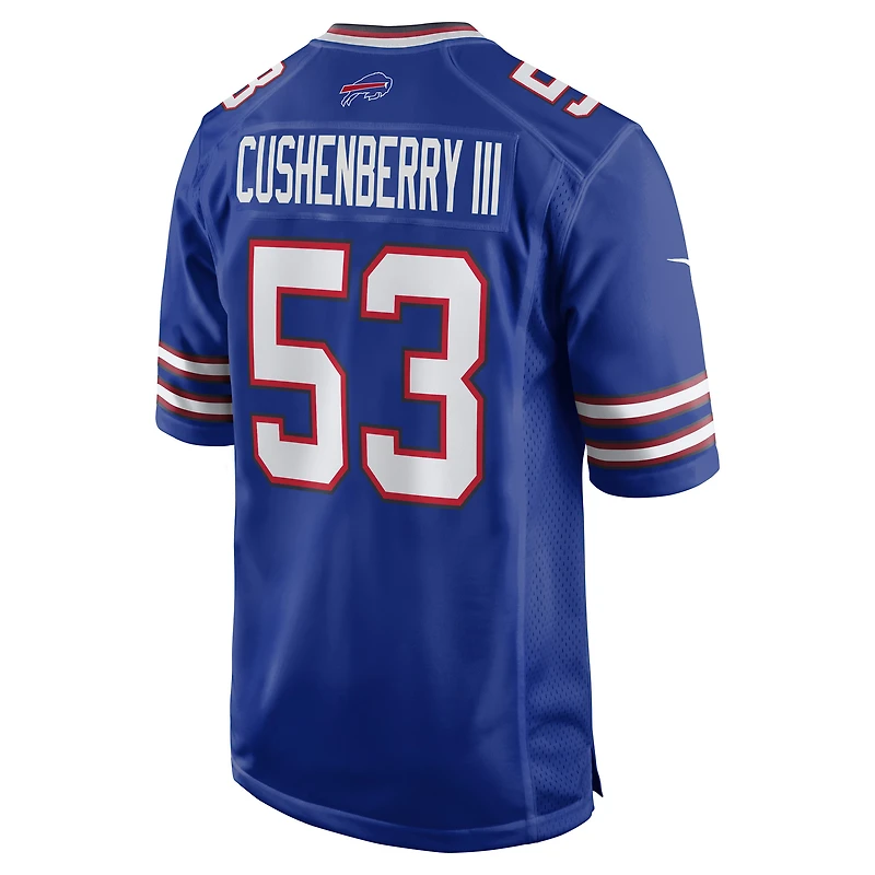 Maillot de match Nike Lloyd Cushenberry III Royal Buffalo Bills pour homme
