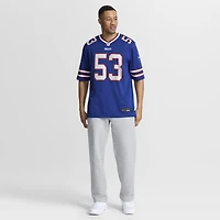 Men's Nike Lloyd Cushenberry III  Royal Buffalo Bills Team Game Jersey