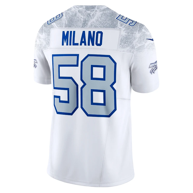 Men's Nike Matt Milano White Buffalo Bills 2025 Rivalries Collection Limited Jersey