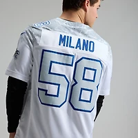 Men's Nike Matt Milano White Buffalo Bills 2025 Rivalries Collection Stitched Limited Jersey