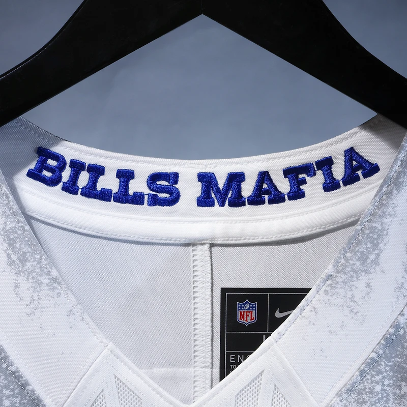 Men's Nike Matt Milano White Buffalo Bills 2025 Rivalries Collection Stitched Limited Jersey