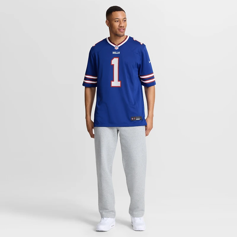 Men's Nike Mecole Hardman  Royal Buffalo Bills Team Game Jersey