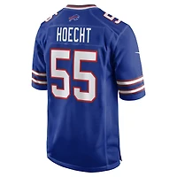 Maillot de match l'équipe Nike Michael Hoecht Royal Buffalo Bills pour homme