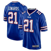 Men's Nike Mike Edwards  Royal Buffalo Bills Game Jersey