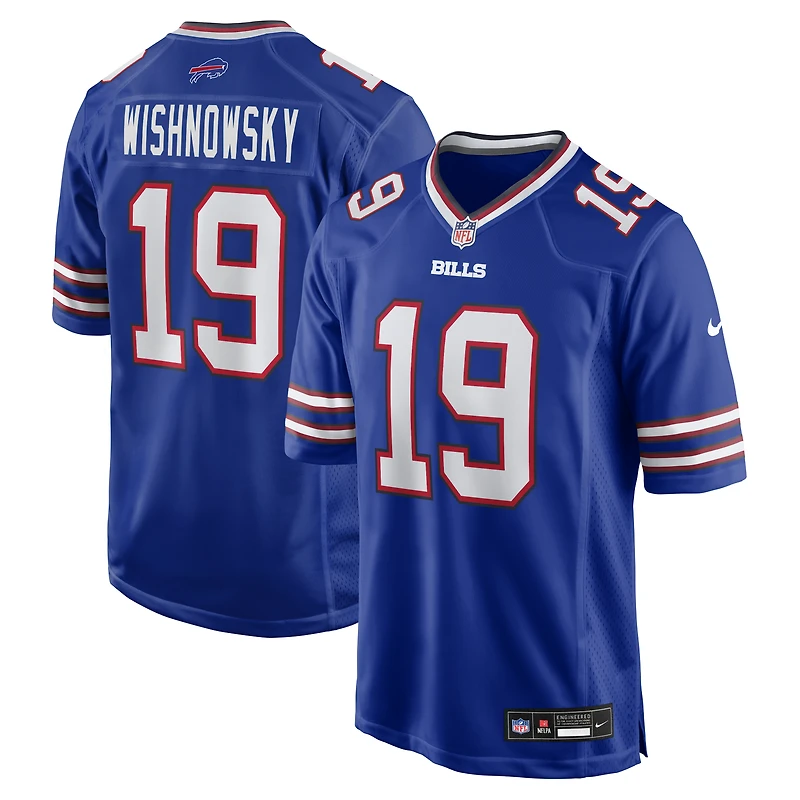 Men's Nike Mitch Wishnowsky  Royal Buffalo Bills Team Game Jersey