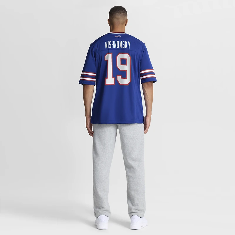 Men's Nike Mitch Wishnowsky  Royal Buffalo Bills Team Game Jersey