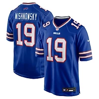 Men's Nike Mitch Wishnowsky  Royal Buffalo Bills Team Game Jersey