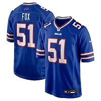 Maillot de match Nike Morgan Fox Royal Buffalo Bills pour homme