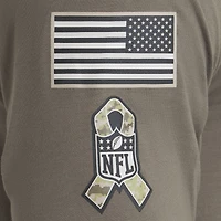 Men's Nike Olive Buffalo Bills 2025 Salute to Service Sideline Long Sleeve T-Shirt