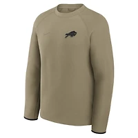 Men's Nike Olive Buffalo Bills Tech Fleece Raglan Sweatshirt