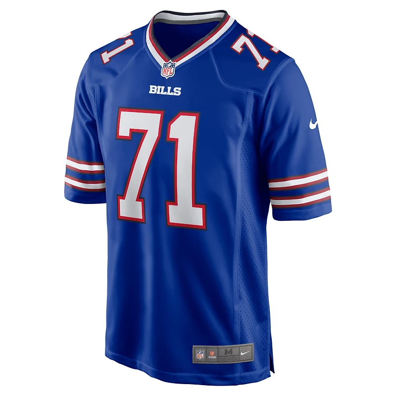 Men's Nike Quinton Jefferson  Royal Buffalo Bills Game Jersey