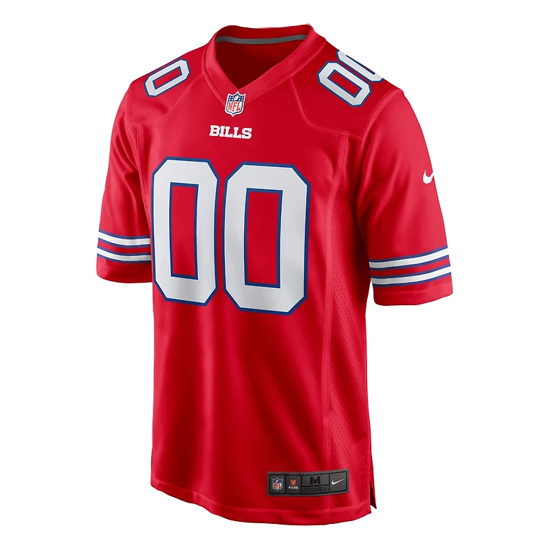 Men's Nike Red Buffalo Bills Alternate - Custom Game Jersey