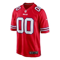 Men's Nike Red Buffalo Bills Alternate - Custom Game Jersey