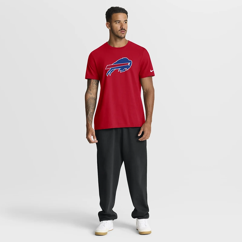 Men's Nike Red Buffalo Bills Essential Logo T-Shirt