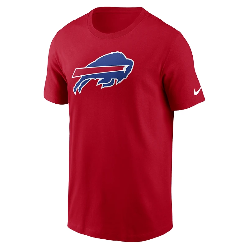 Men's Nike Red Buffalo Bills Essential Logo T-Shirt