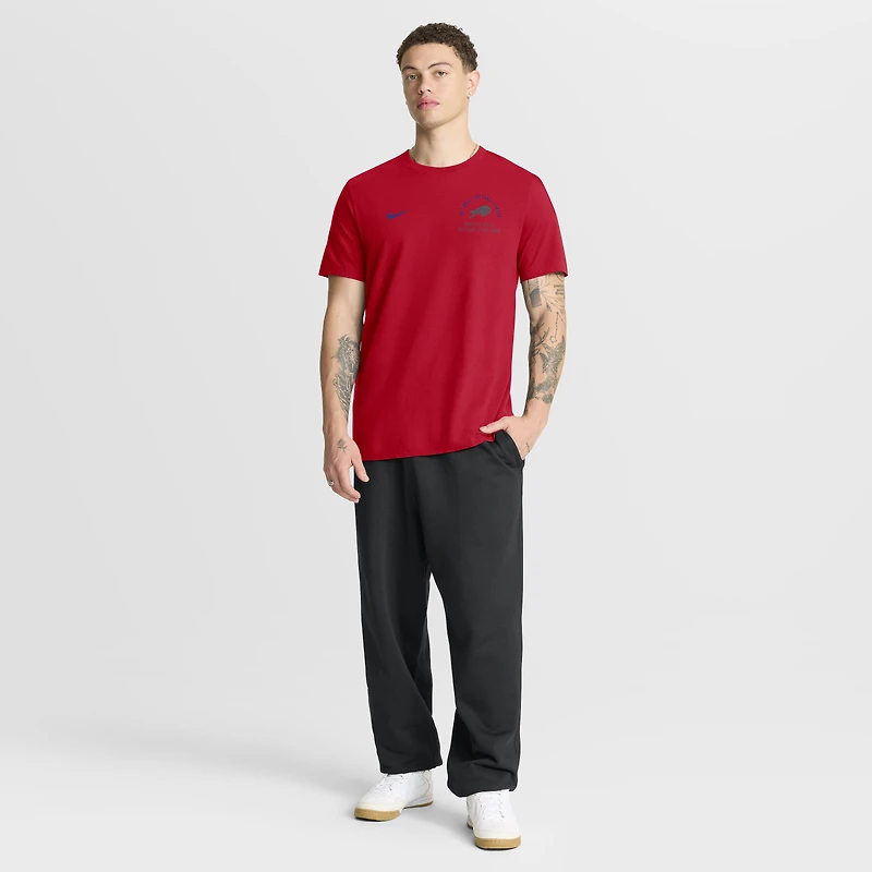 Men's Nike Red Buffalo Bills Essential T-Shirt