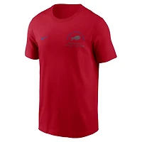 T-shirt essentiel Nike rouge Buffalo Bills pour homme