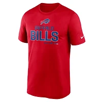 T-shirt de performance communautaire Nike Buffalo Bills Legend rouge pour homme