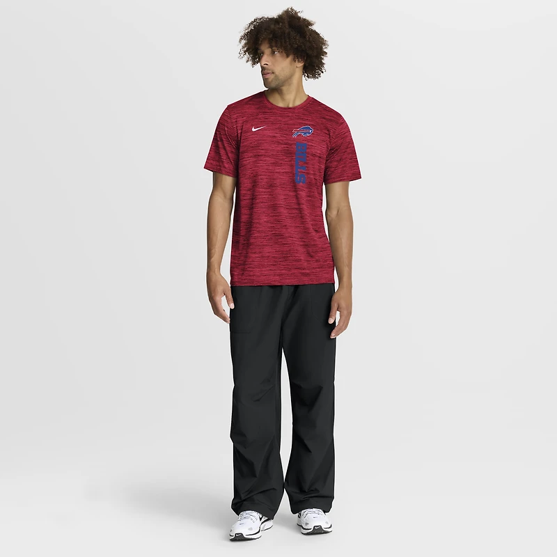 Men's Nike Red Buffalo Bills Velocity Dri-FIT T-Shirt