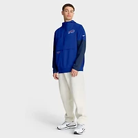Veste à capuche Nike Royal/Blue Buffalo Bills 2025 Sideline Coaches Anorak demi-zip pour homme