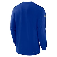 T-shirt à manches longues Nike Royal Buffalo Bills 2023 Sideline Performance pour homme