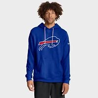 Sweat à capuche Nike Royal Buffalo Bills 2025 Sideline Standard Issue Club Dri-FIT pour homme