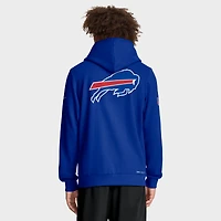 Sweat à capuche Nike Royal Buffalo Bills 2025 Sideline Standard Issue Utility Player Dri-FIT entièrement zippé pour homme