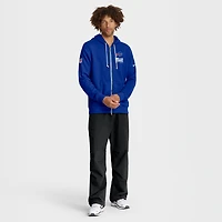 Sweat à capuche Nike Royal Buffalo Bills 2025 Sideline Standard Issue Utility Player Dri-FIT entièrement zippé pour homme