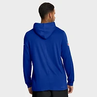 Men's Nike Royal Buffalo Bills Big & Tall Sideline Dri-FIT Long Sleeve Hoodie T-Shirt