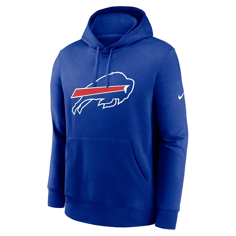 Sweat à capuche en polaire Nike Royal Buffalo Bills Club pour homme