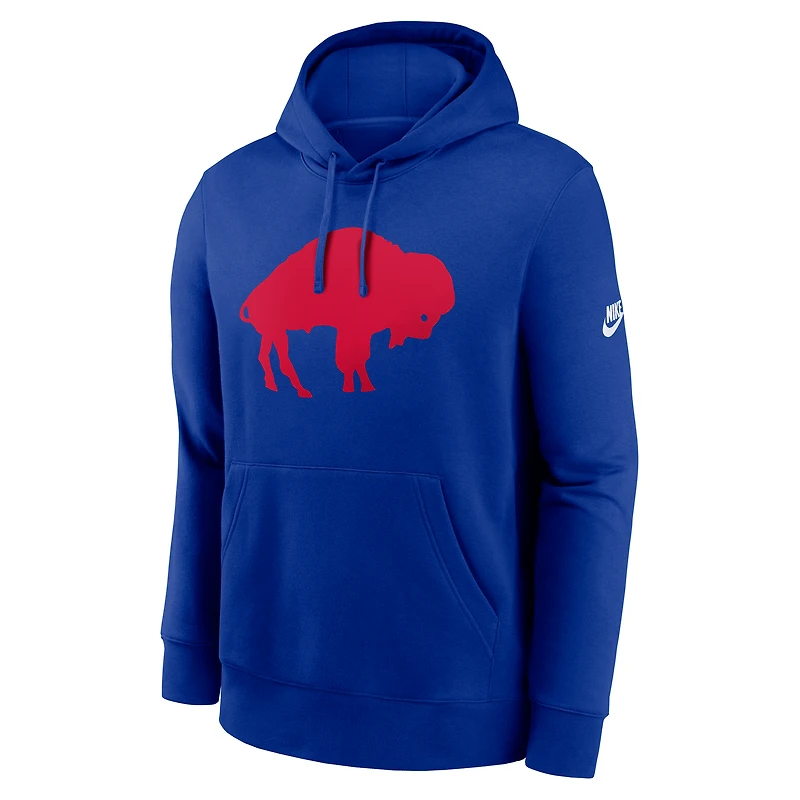 Sweat à capuche Nike Royal Buffalo Bills Club Fleece pour homme