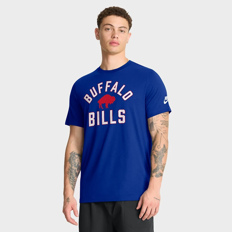 Men's Nike Royal Buffalo Bills Favorable Timeline Tri-Blend T-Shirt