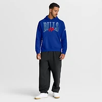 Sweat à capuche en polaire Nike Royal Buffalo Bills Full Blitz Club pour homme