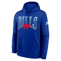 Men's Nike Royal Buffalo Bills Full Blitz Club Fleece Pullover Hoodie