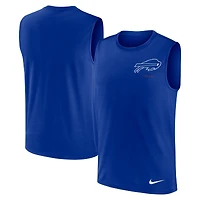 Men's Nike Royal Buffalo Bills Large Logo Dri-FIT Muscle Tank Top