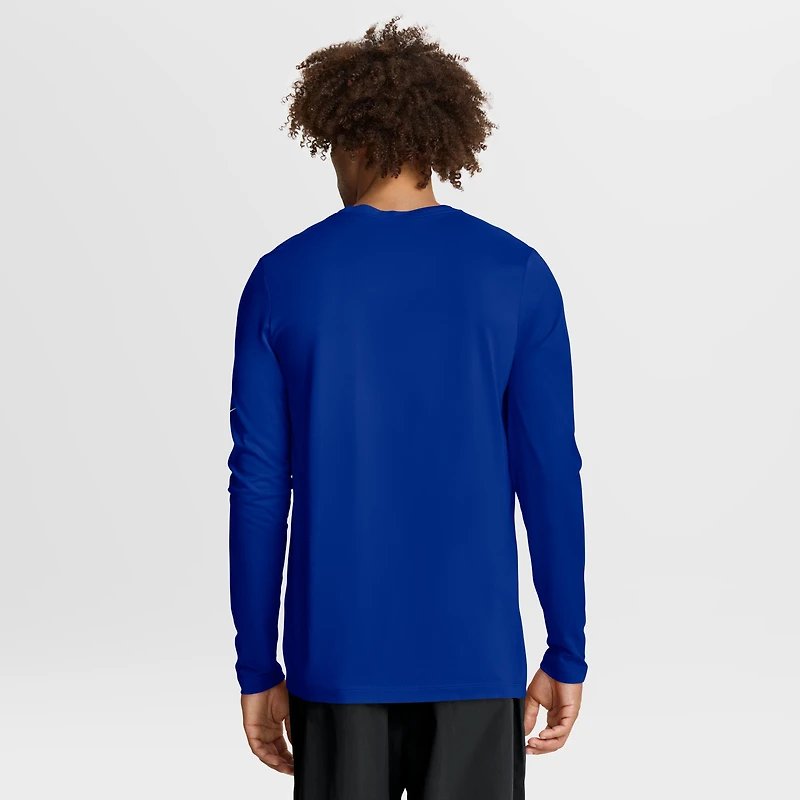 T-shirt à manches longues Nike Royal Buffalo Bills Legend Icon Dri-FIT pour homme