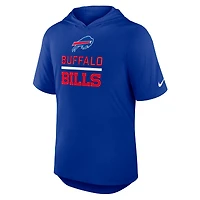 Men's Nike Royal Buffalo Bills Lockup Tri-Blend Hoodie T-Shirt