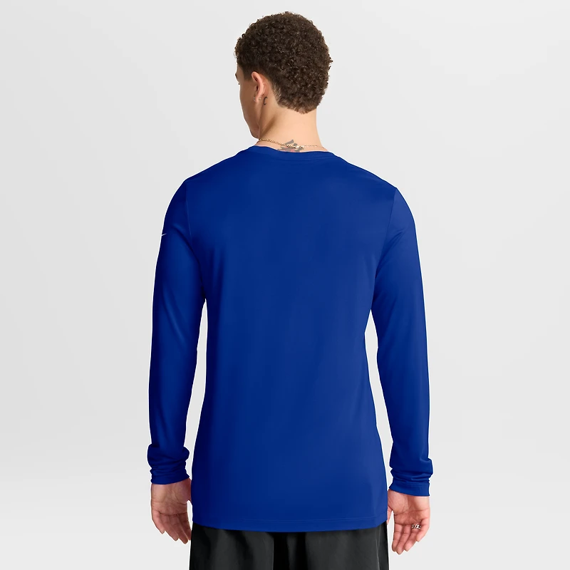T-shirt Nike Royal Buffalo Bills Primetime Legend Icon Performance à manches longues pour homme